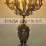 Bronze Candlesticks Art Decor
