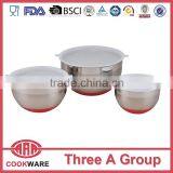 New Products 6pcs Mixing Bowl With Silicon Bottom