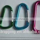 Hot Selling High Quality Red Aluminum D Shaped Carabiner Snap Hook Rigging Hardware China Supplier thumbnail-2