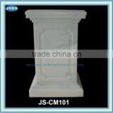 Cheap Solid White Stone Square Column Base thumbnail-1