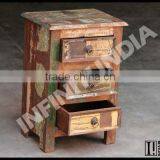 Reclaimed Wood End Table thumbnail-1