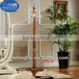 Imperial style rubber wood standing coat hanger S-701#