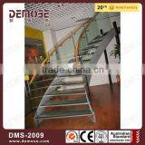 Prefabricated Stairs With Glass Railing