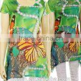 Printed Fabric Latest Fashion Guangzhou New Styles Summer Ladies Blouses for Women