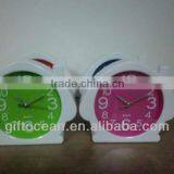 House Shape Plastic Silence Desk Alarm Clock With 3D Scale thumbnail-1