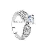 Cubic Zirconia Luxurious Wedding Ring for Women With AAA+ Cubic Zircon thumbnail-2