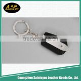 Promotional Cheap Blank Leather Key Chain metal keychains
