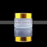 30g Glass Cream Jar With Fancy Alumininum Lid for Sale thumbnail-3