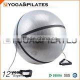 Gym Exercise Ball With Handle thumbnail-1