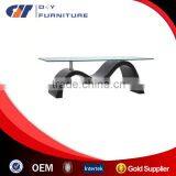 Hot Sale Wave Design High Gloss Coffee Table thumbnail-1