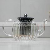 Pyrex Borosilicate glass teapot with Stainless steel tea strainers                        
                                                Quality Choice