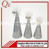 Factory Outlet Price Glass Angels Glass Crafts With Candlestick for Decoration