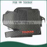 Floor Mats Car SUV Truck Trunk Cargo Mat Black Carpet Heel Pad Unique for VW Touran