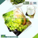 Promotional Advertising Full Color Printing Anti-slide Custom Logo Square Glass Table Rubber Pad Quality Choice thumbnail-3