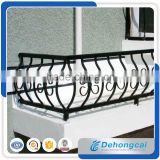 Factory Direct Sale Customized Galvanized Iron Balcony railing with arch designs