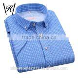 new fashion design man's slim fit short sleeve shirts