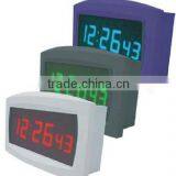 6 Digits, 2.3" With Smaller Secondsin Plastic Enclosure