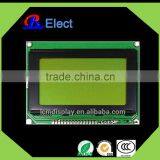 12864 Yellow Green Screen Dot Matrix Lcd Display, STN Positive Transflective 12864 Lcd Display