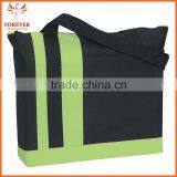 New Design Custom Larger Front Pocket 600 D Polyester Top Zippered Closure Tote Bag thumbnail-2