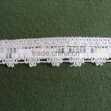 100% Cotton Knitted Computer Design Lace / 100% Cotton Garments Wear Lace thumbnail-1
