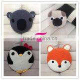 Round Animal Style Cushion Crochet Knitted Cushion Infant Nursey Round Cushion thumbnail-1