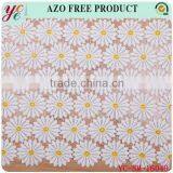 Fashion Yellow Stamen White Petals Chemical Lace Fabric