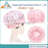 Waterproof Shower Caps Elastic Band Hat Hair Bath Double Shower Spa Cap