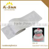 good quality bowknot lsilicone lace mat for cakes reposteria
