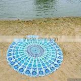 Mandala Roundie Round Hippie Tapestry Roundie Yoga Mat Tapestry Round Beach Throw Towel Table Cover Boho Roundie thumbnail-2