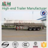 Popular in Mid east or Africa tri axle crude oil tanker semi trailer / diesel petrol fuel tank trailer