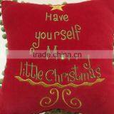 Christmas Decorative Embroidery Cushion Cover thumbnail-1