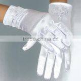 Short Tulle Cheap Kids Size White Satin Gloves thumbnail-5