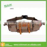 Vintage Best Khaki Mens Canvas Waist Bag Promotional Fanny Pack 2015 thumbnail-2