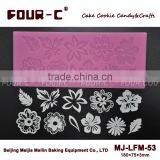FOUR-C Silicone Lace Mat Decor Cake Mat Cake Supplies