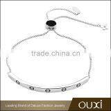 OUXI Simple Style Rhodium Plated Cheap Customized Fashion Bracelet Factory 30336 thumbnail-1