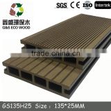 newteck wpc outdoor decking /hollow solid WPC floor/wood floor for swimming pool