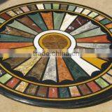 Marble Inlay Flooring , Marble Medallion , Stone Mosaic Medallion