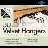 Ultra Thin No-slip Velvet Hangers Set of 50 in Color Box thumbnail-1