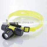 Zoomable Waterproof LED Diving Headlamp