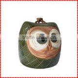 2013 Hot Selling Vintage Printing Decorative Owl Shape Bell thumbnail-1