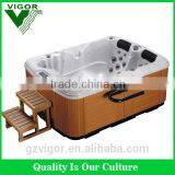factory air jet massage 2 person outdoor whirlpool spa bathtub for family used