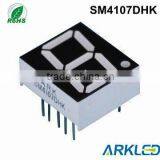 SM4107DHK,7 Segment LED Digital Display,Single Digit