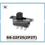 6 Pin 2p2t Slide Switch SS-22F25(2P2T)