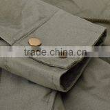 Women Drawstring Waist Patchwork Hooded Jacket thumbnail-3