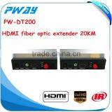 Pinwei PW-DT200 Transmitting Distance Upto 20KM HDMI Fiber Optic Extender With IR thumbnail-1