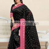 Indian Ethnic Sarees - Fashion Georgette, Poonam, Micro Poonam Saree thumbnail-4
