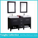 Tonghe Collection Double Sink Espresso Finish Bath Vanity Set thumbnail-2