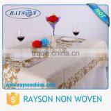Cheap Price Custom Different Colors Square / Round Heat Resistant Nonwoven Plain Table Cover for Wedding , Home , Party thumbnail-2
