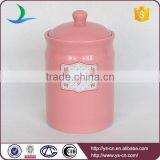 Wholesale Ceramic Biscuit Tea Sugar and Coffe Jars Container Sets thumbnail-4