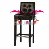 Wood PU Bar Chair thumbnail-1